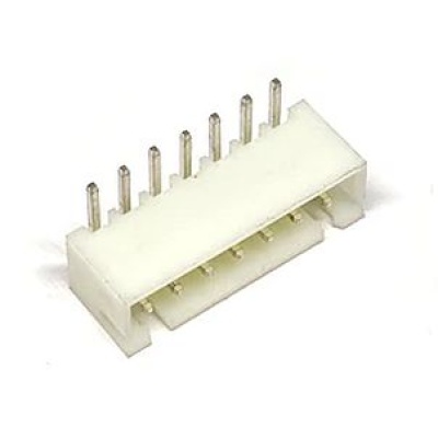 Connector JST-XH 2.54mm pitch 7-pin female horizontaal PCB